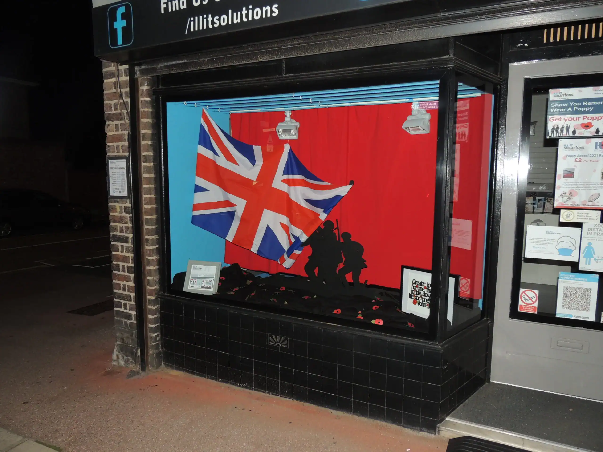 IT solutions provider in Romford with British flag display.