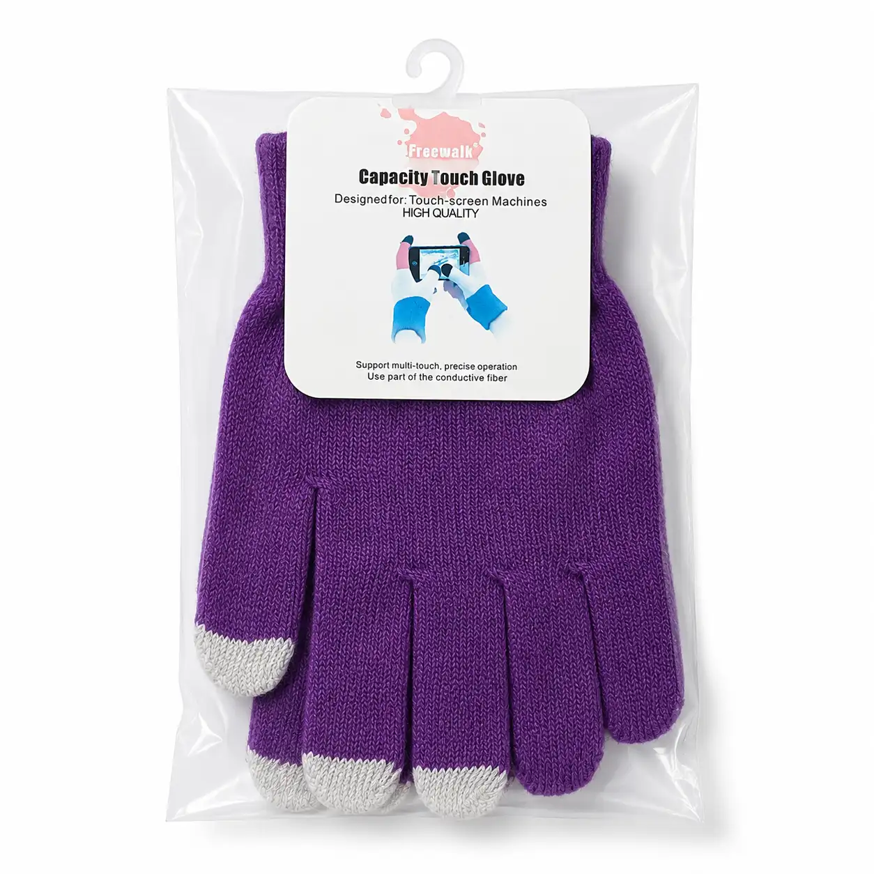 Touchscreen Gloves Purple