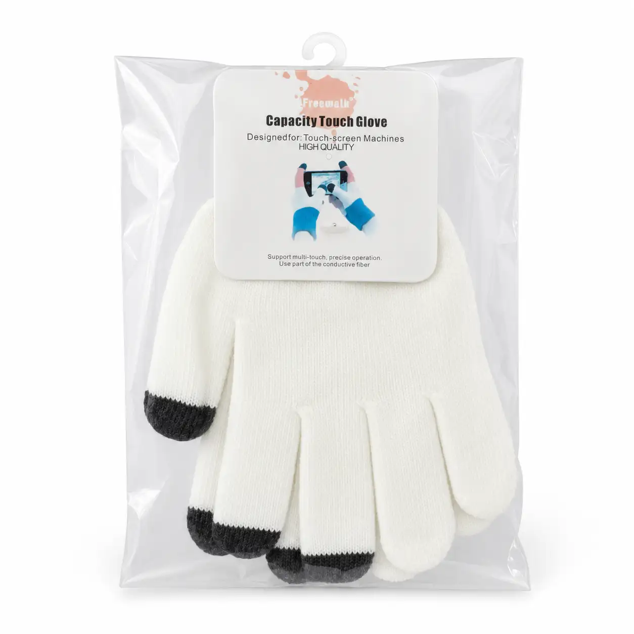 Touchscreen Gloves White