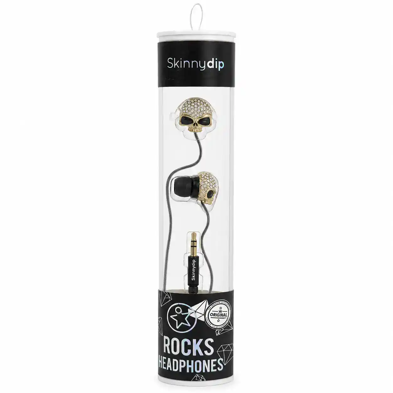 Skull design headphones from Skinny Dip, ideal for music lovers in Romford area.