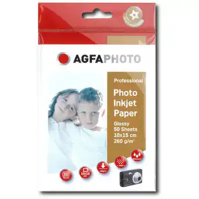 AGFA photo inkjet paper 10x15 260gsm glossy for photo printing in Romford.