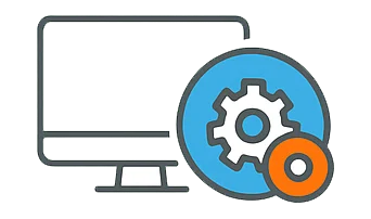 Technici Service icon for installing hardware and software on a desktop PC or laptop for customers in Romford and nearby areas
