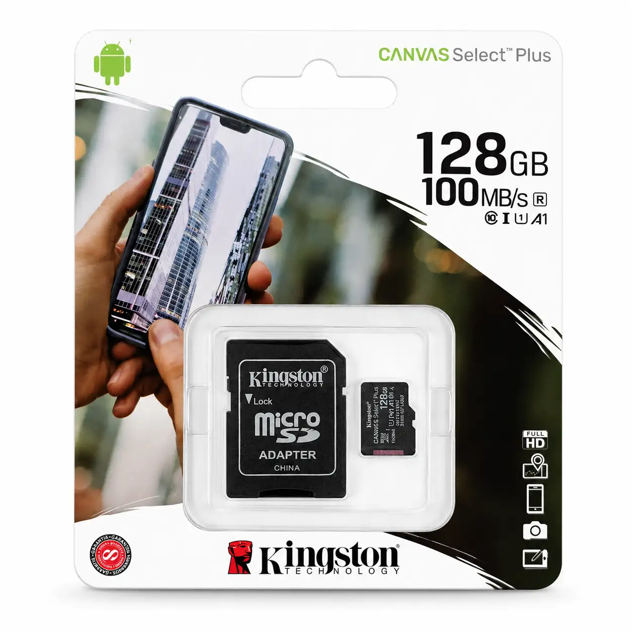 128GB Micro SD With Adapter