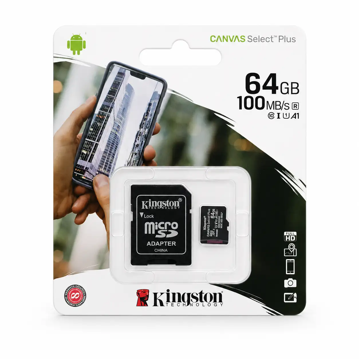 64GB Micro SD With Adapter
